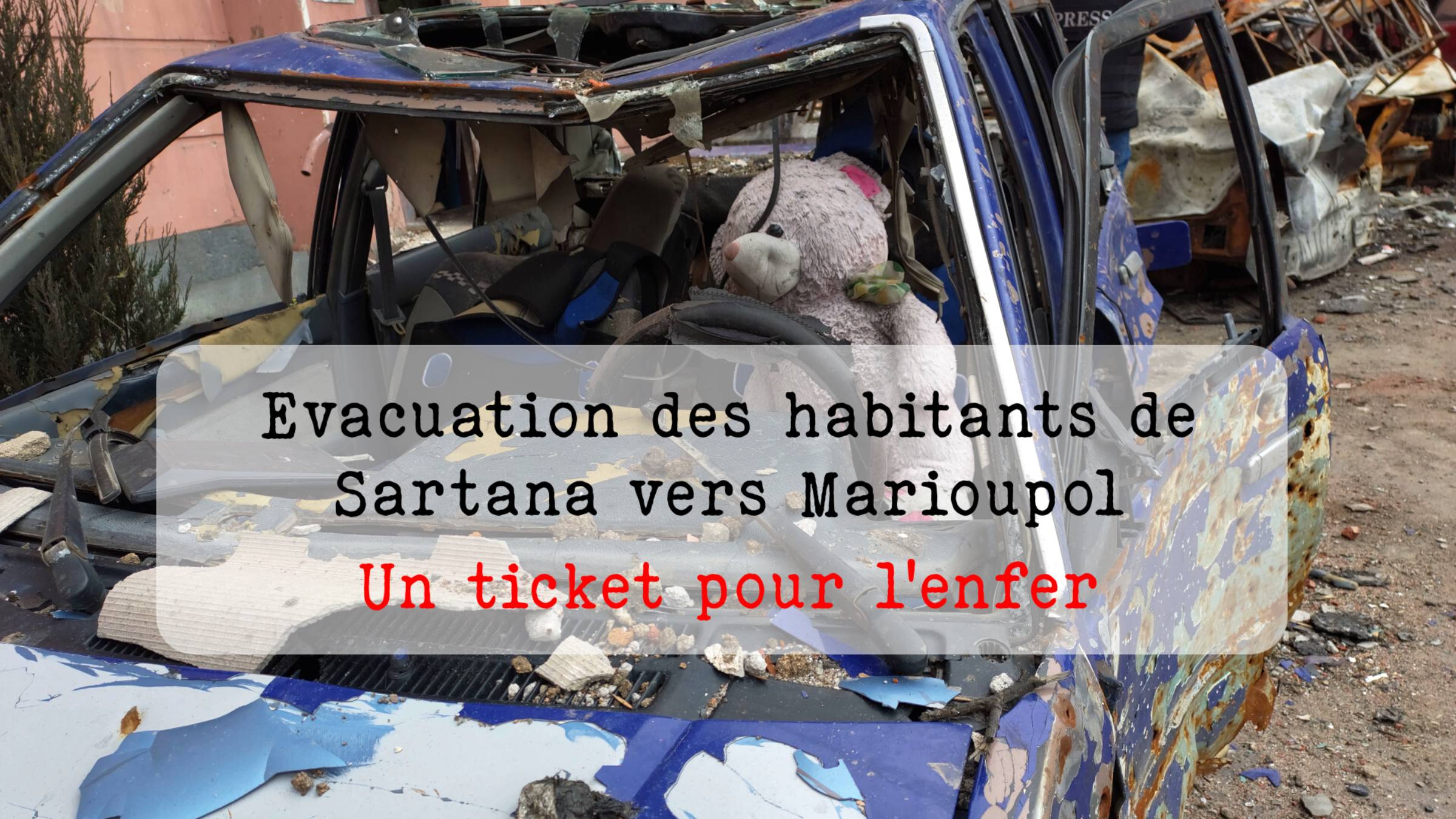 Évacuation des habitants de Sartana vers Marioupol - Un ticket pour l'enfer смотреть онлайн