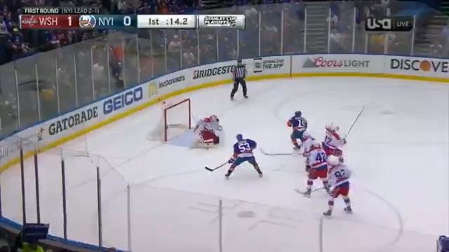 Видеообзор - Кэпиталз 2, Айлендерс 1 (ОТ) смотреть онлайн