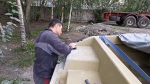 Крутой катер катер для рыбалки!