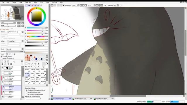 【Speedpaint】😁"Мой сосед Тоторо"😁 смотреть онлайн