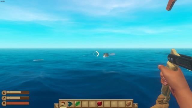 Прохождение Raft #2 | Расширение плота и крафт удочки!!!