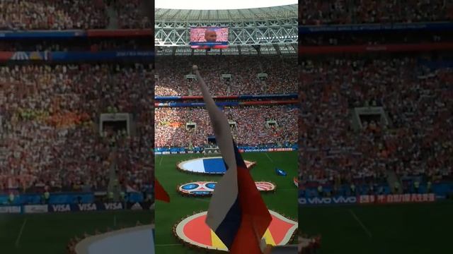 Гимн России! Матч Испания - Россия! #чм2018⚽️