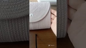 Сумка із бавовняного шнура Крос-Боді МК #шитье #шнур #bag