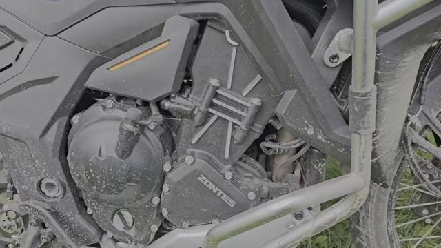 Обзор мотоцикла Zontes 703F. Двигатель смотреть онлайн