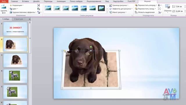 Как сделать 3D картинки в PowerPoint - пошаговый урок