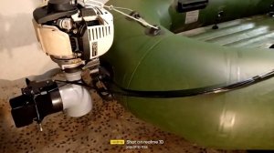 Уникальный подвесной лодочный водомёт