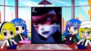 ~MLB react to Shadybug and Claw noir// Лбиск реакция на токси баг и Коготь нуара//gacha club//🥀💥