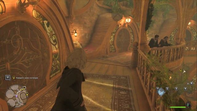 02 • Гостиная факультета Пуффендуй Hufflepuff • Hogwarts Legacy