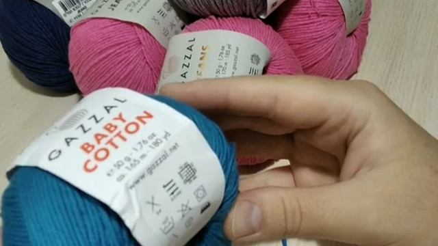 Пряжа Gazzal Baby Cotton 👶 | Обзор пряжи