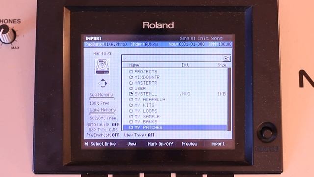 Rex. files for Roland MV 88008000 смотреть онлайн