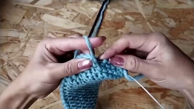 Зима не загорами ❄️ВЯЖЕМ ТЕПЛЫЕ СЛЕДКИ СПИЦАМИ БЕЗ ШВА ✅