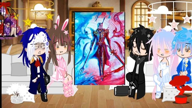 реакция боевой континент ✨️🌙#gacha