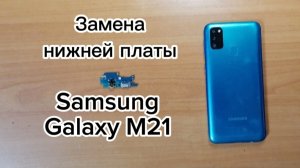 Замена нижней платы на Samsung Galaxy M21