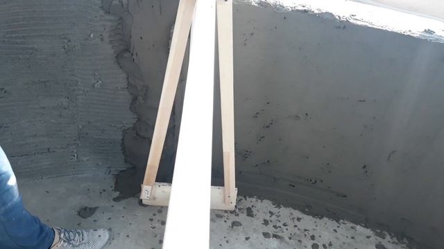 Штукатурка радиусной поверхности.