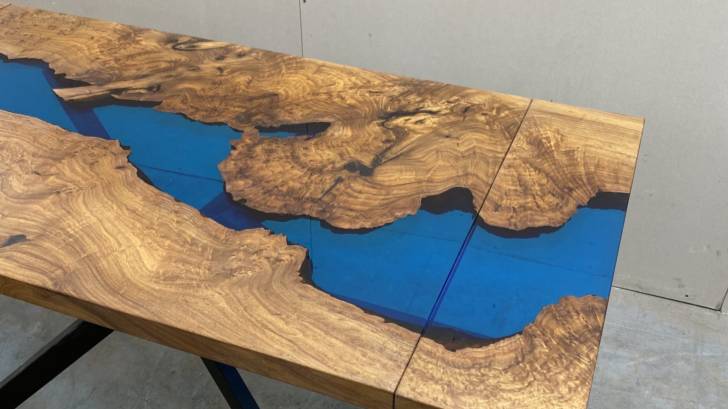 Стол река из эпоксидной смолы и дерева. Как сделать стол из эпоксидной смолы и клена. Купить стол смотреть онлайн