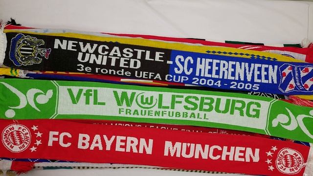 36845 Шарфы футбольные, спортивные фанатские, 8пак, Siarpe Sportive, секонд (extra) оптом