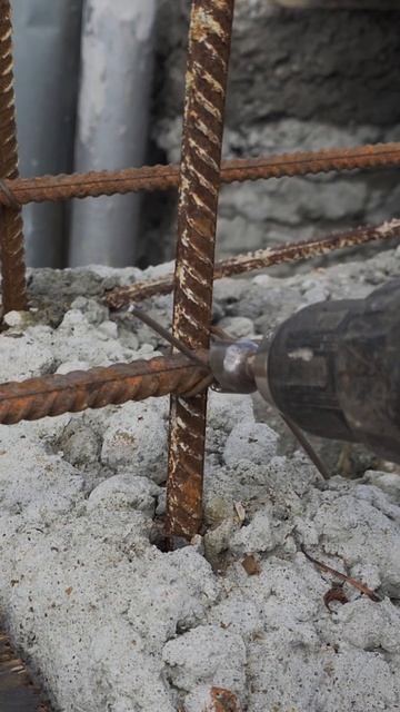 Один из способов связывать арматуру проволокой 3 мм. #ob смотреть онлайн