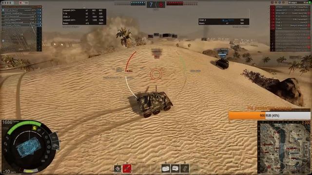 Armored Warfare: Катаем взводом 1 часок