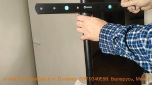 Сборка стойки для телевизора  ONKRON PT3  под телевизор 32»-75
