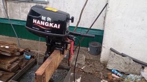 Обкатка нового мотора Ханкай 6,5 началась