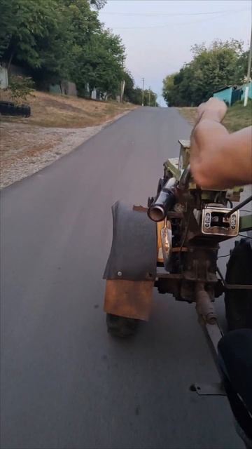 Мотоблок Зубр, дав диму😅 смотреть онлайн