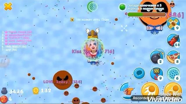 Агарио. Голодные игры... Как обычно сливаем клан LVL1 эпично 😂 смотреть онлайн