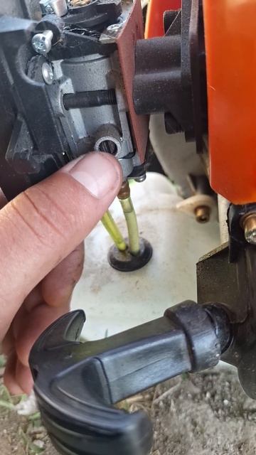 Бензокоса,настройка мощности воздушным жиклёром смотреть онлайн