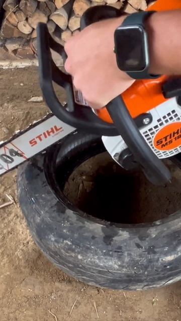 STIHL - MS 180 запуск і робота! смотреть онлайн