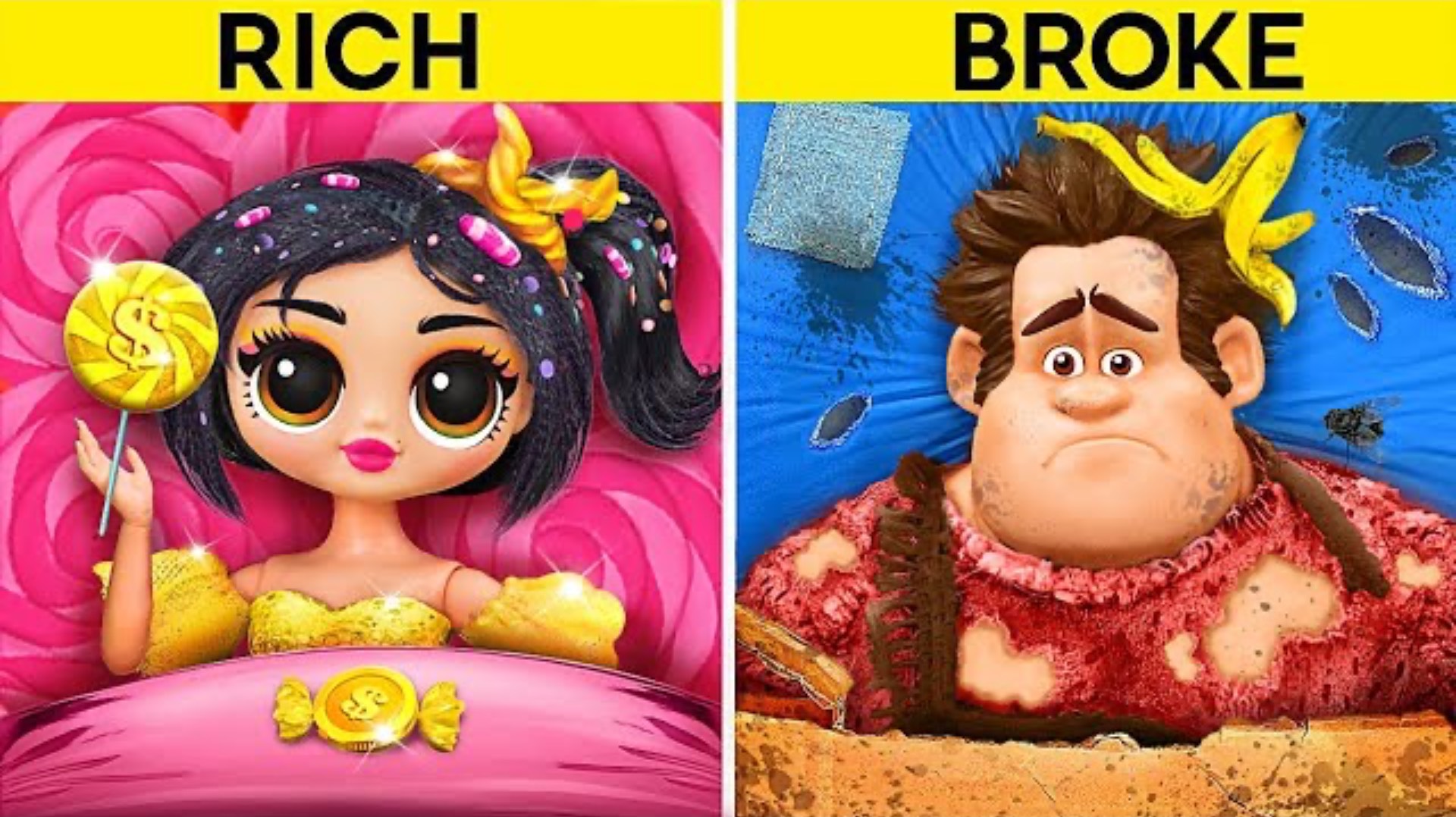 Богатая Ванилопа и бедный Ральф смотреть онлайн