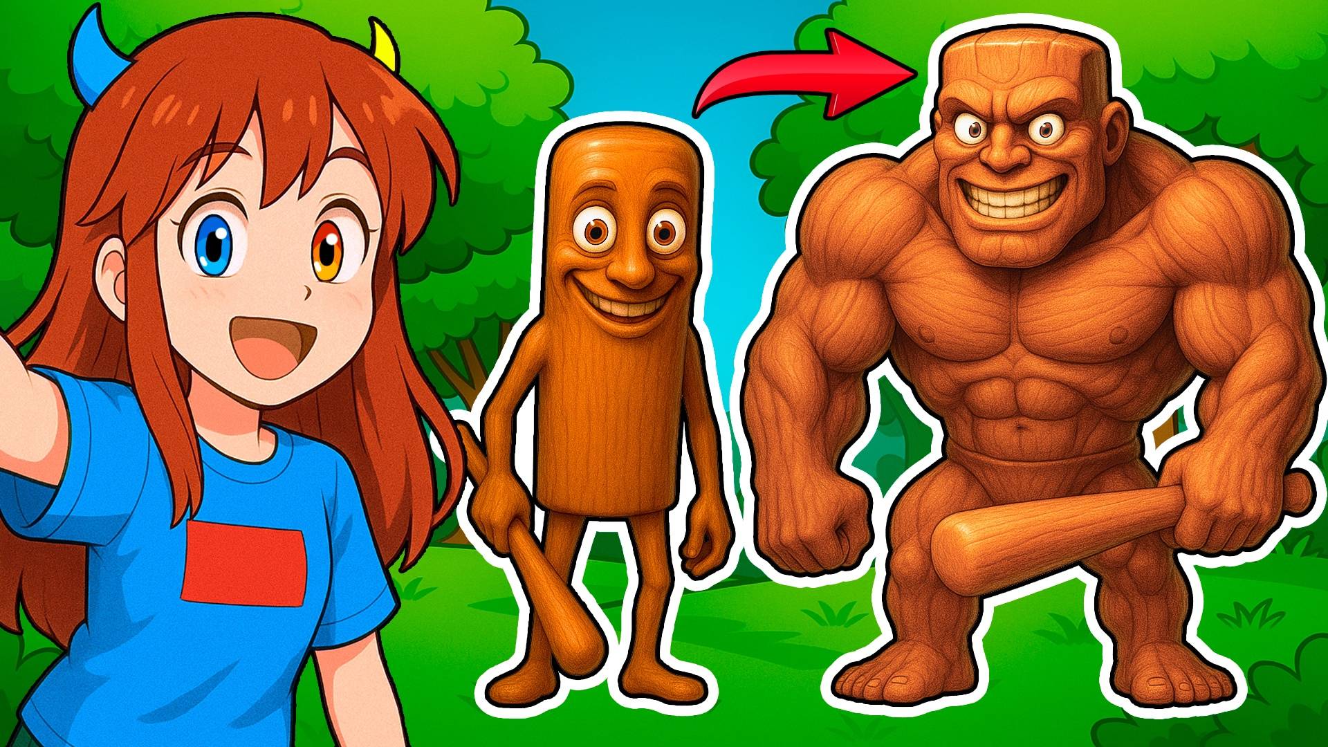 ❤️ ПРОКАЧАЛА ДО МАКСИМУМА ТУН ТУН ТУНГ САХУРА в ЭВОЛЮЦИЯ БРЕЙНРОТ смотреть онлайн