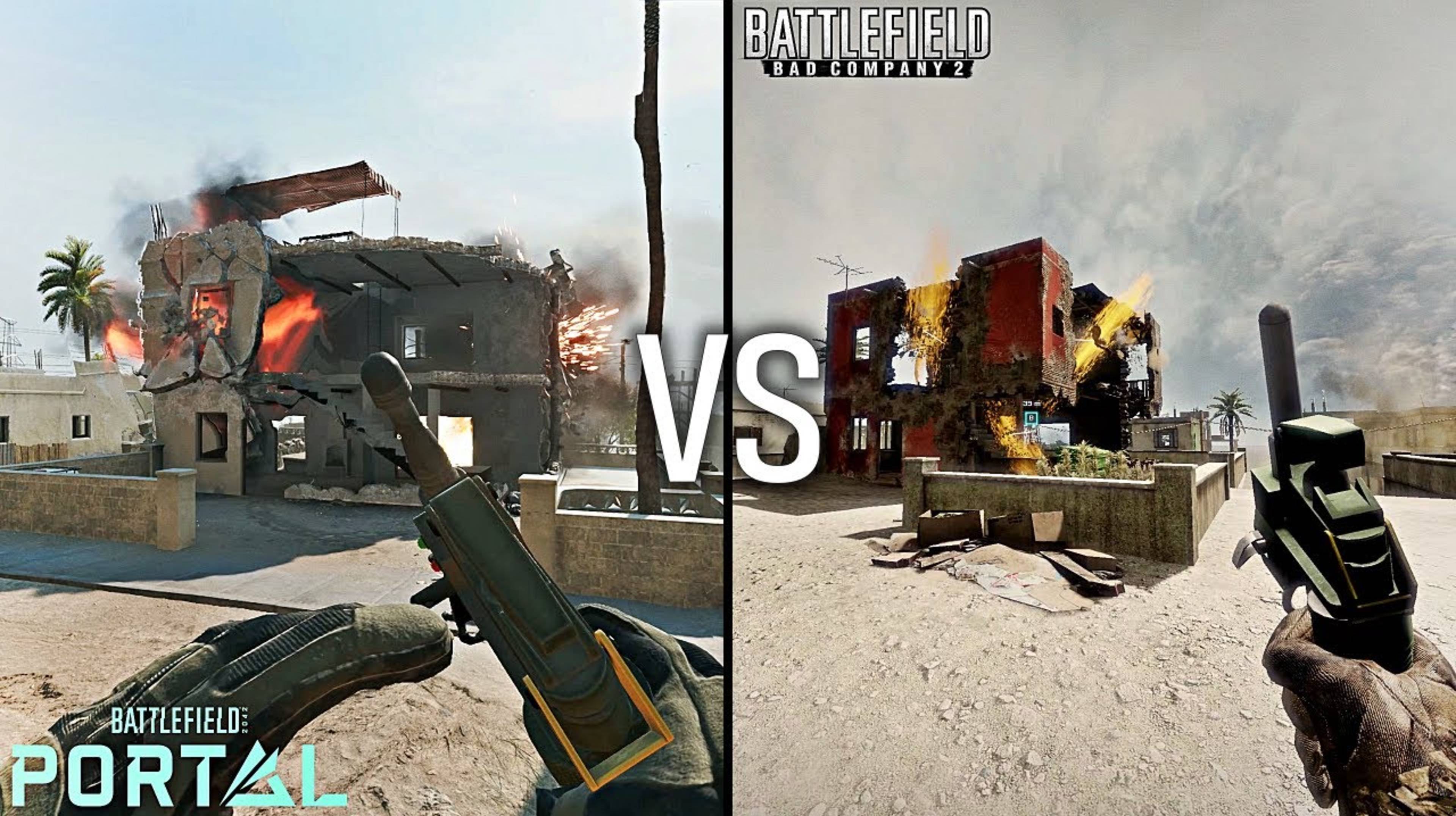 Как менялись эффекты разрушения в серии игр Battlefield смотреть онлайн