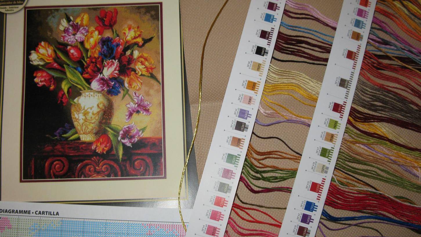 Отшив проекта DIMENSIONS " Попугайские тюльпаны" отчет 21 смотреть онлайн