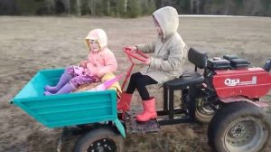 Мотоблок ОКА с передним адаптером АК 1.