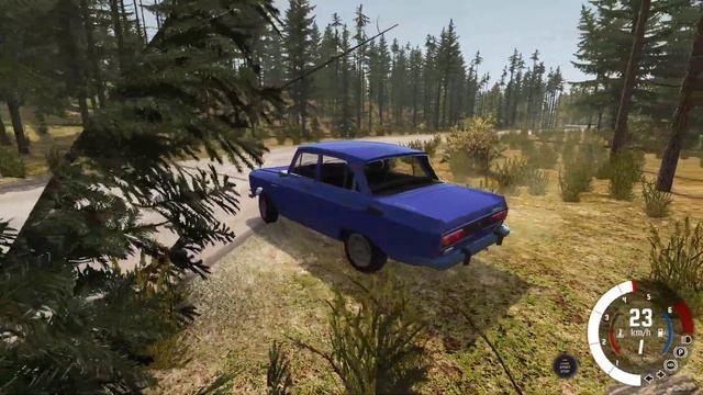 BeamNG drive катаюсь по дорогам СССР смотреть онлайн