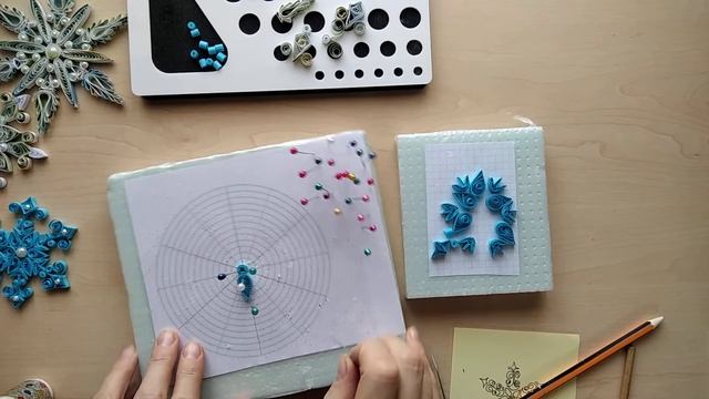 Квиллинг Снежинка смотреть онлайн