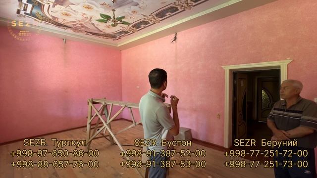 📍Ilichga Borib Natyajnoy Potolo Totib Berdik#sezr #natyajnoy #potolok #потолок #foto Oboy