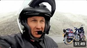 Мотопутешествие по снежному Китаю попал в метель ч.18