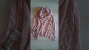 Шарф Фрёйя спицами по мастер-классу от Светланы Коломиец.