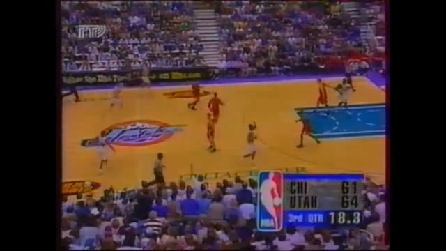 Лучшие игры НБА Финал 1998 Юта Джаз - Чикаго Буллз Game №6 смотреть онлайн