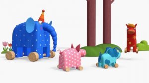 Раскраска Деревяшки — Шарики — Серия 15