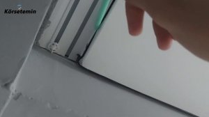 Натяжной потолок своими руками / теневой профиль