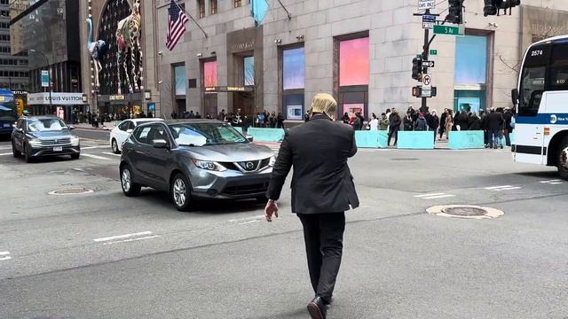 Встретили Трампа в Нью-Йорке