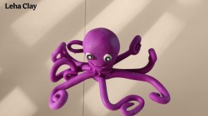 Как слепить Осьминога из пластилина / Осьминог из пластилина / как сделать Осимнога