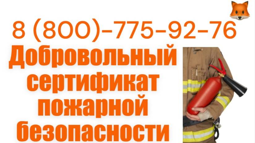 Добровольная сертификация в области пожарной безопасности по всей России смотреть онлайн