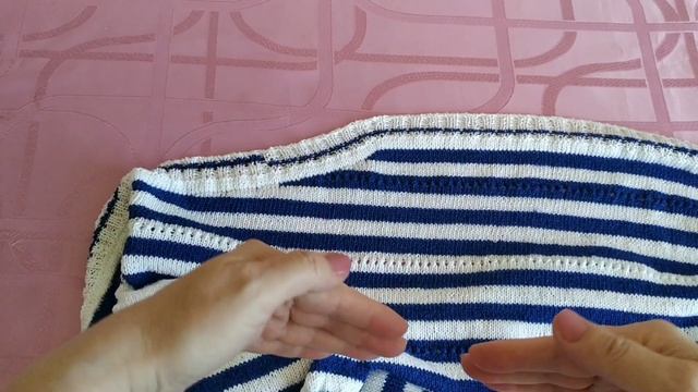 Кофточка частично поперечным вязанием. Экспресс МК. Демонстрация изделия. смотреть онлайн