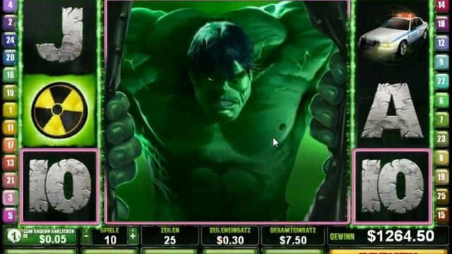 Игровой автомат Incredible Hulk смотреть онлайн