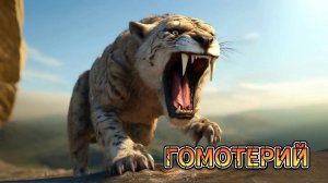 Гомотерий. Удивительная саблезубая кошка Ледникового периода. Вымершее животное