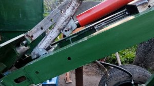 Самодельный телескопический погрузчик. Механизм разг