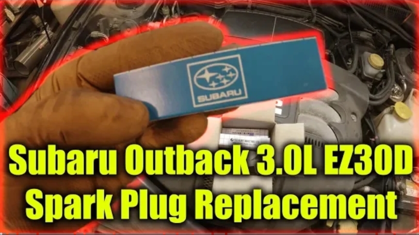 Замена свечей зажигания Subaru Outback двигатель 3.0L EZ30D H6 смотреть онлайн