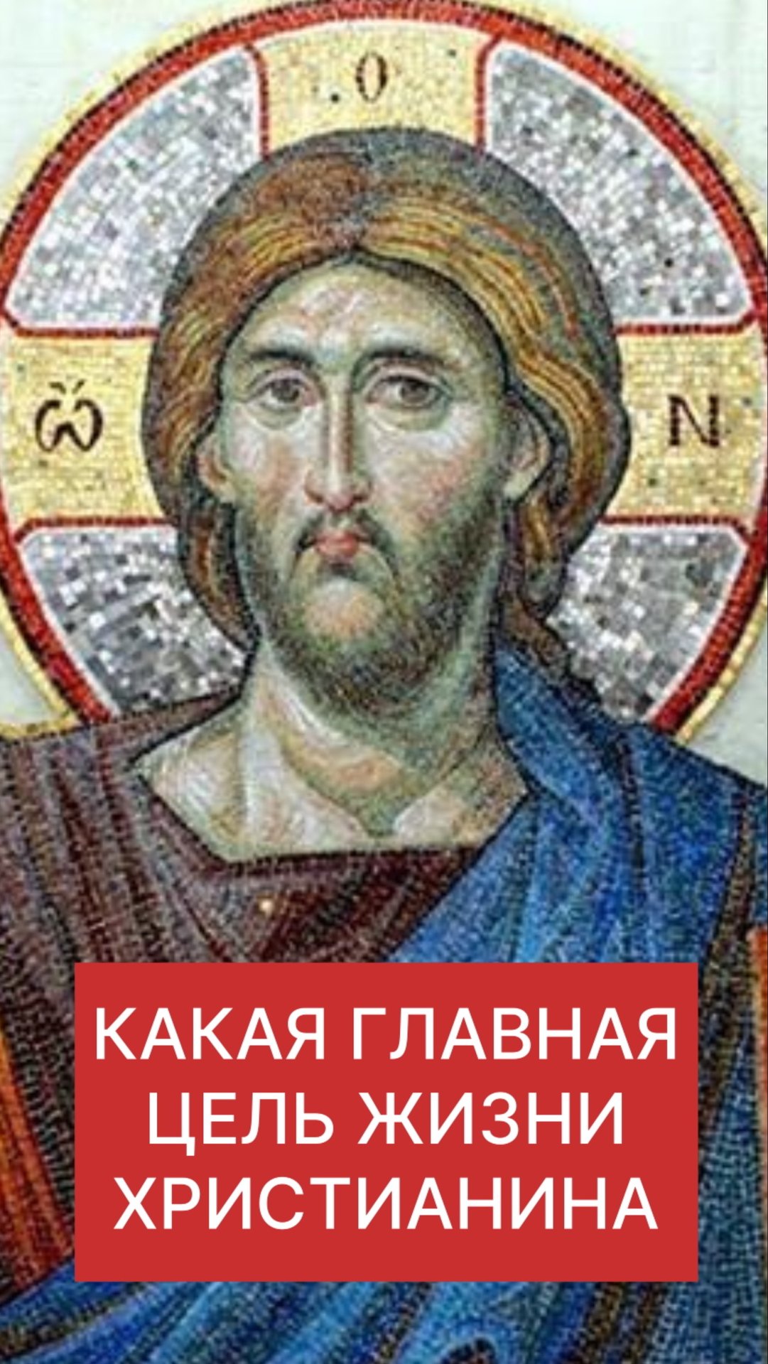 КАКАЯ ГЛАВНАЯ ЦЕЛЬ ЖИЗНИ ХРИСТИАНИНА